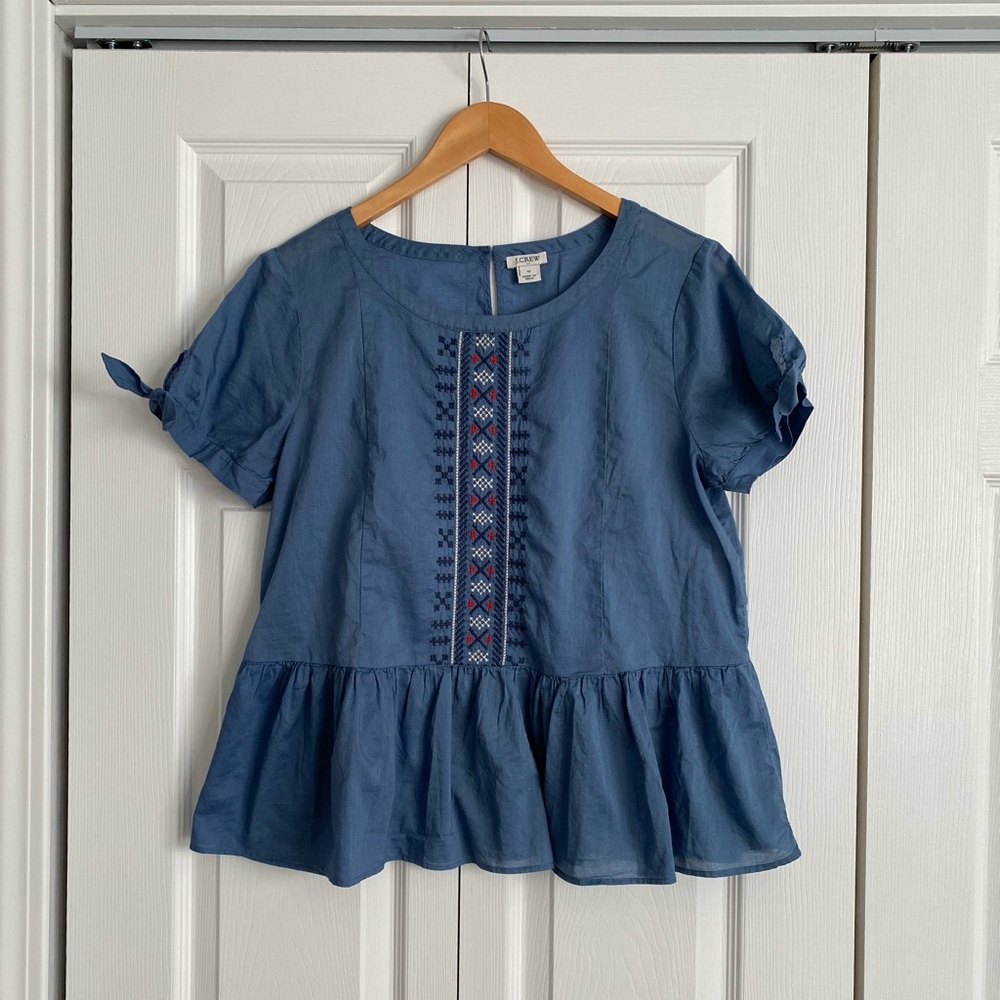 J Crew peplum blouse - 12